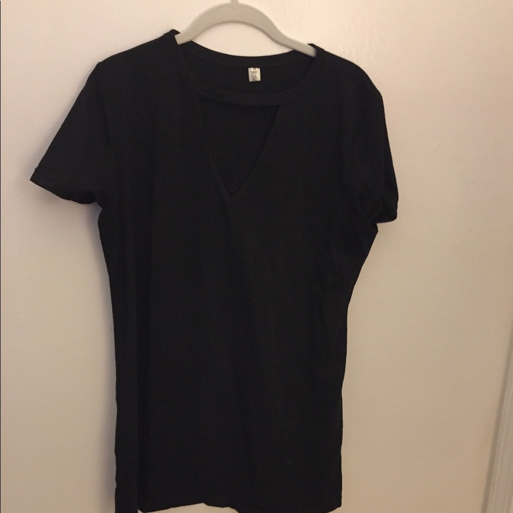 V-neck T-shirt dress